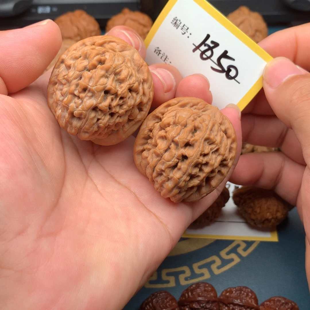 把件文玩核桃40全品莲花1850