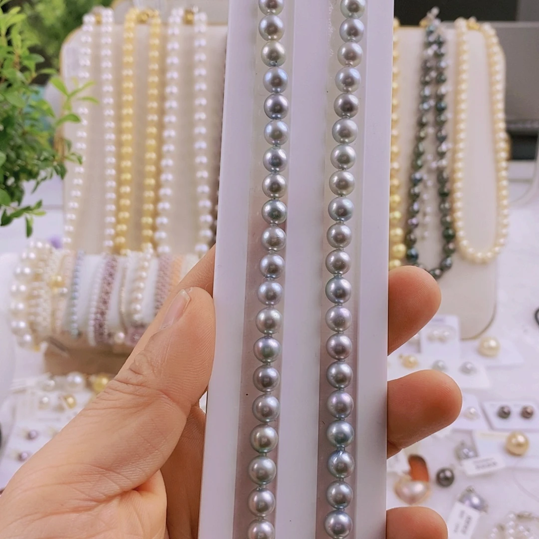 颈饰海水珍珠银S925镶嵌