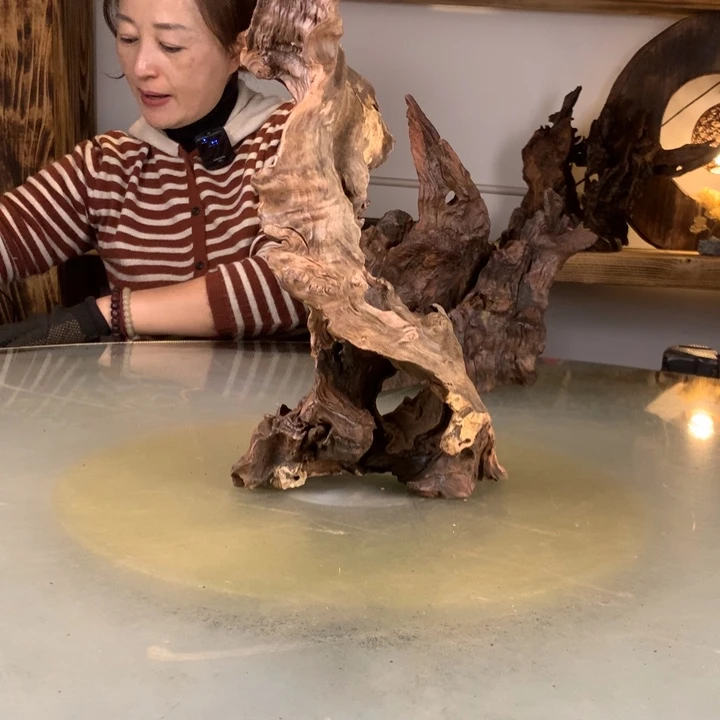 吉***星天然的云南紫柚木会黄水