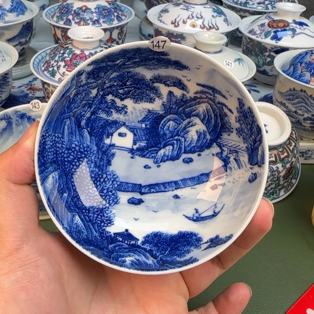 彦祖纯手工手绘茶具147