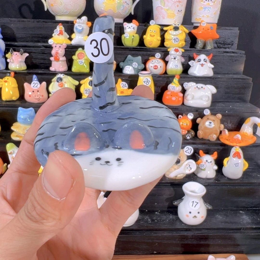 摆件纯手工制作陶瓷摆件30