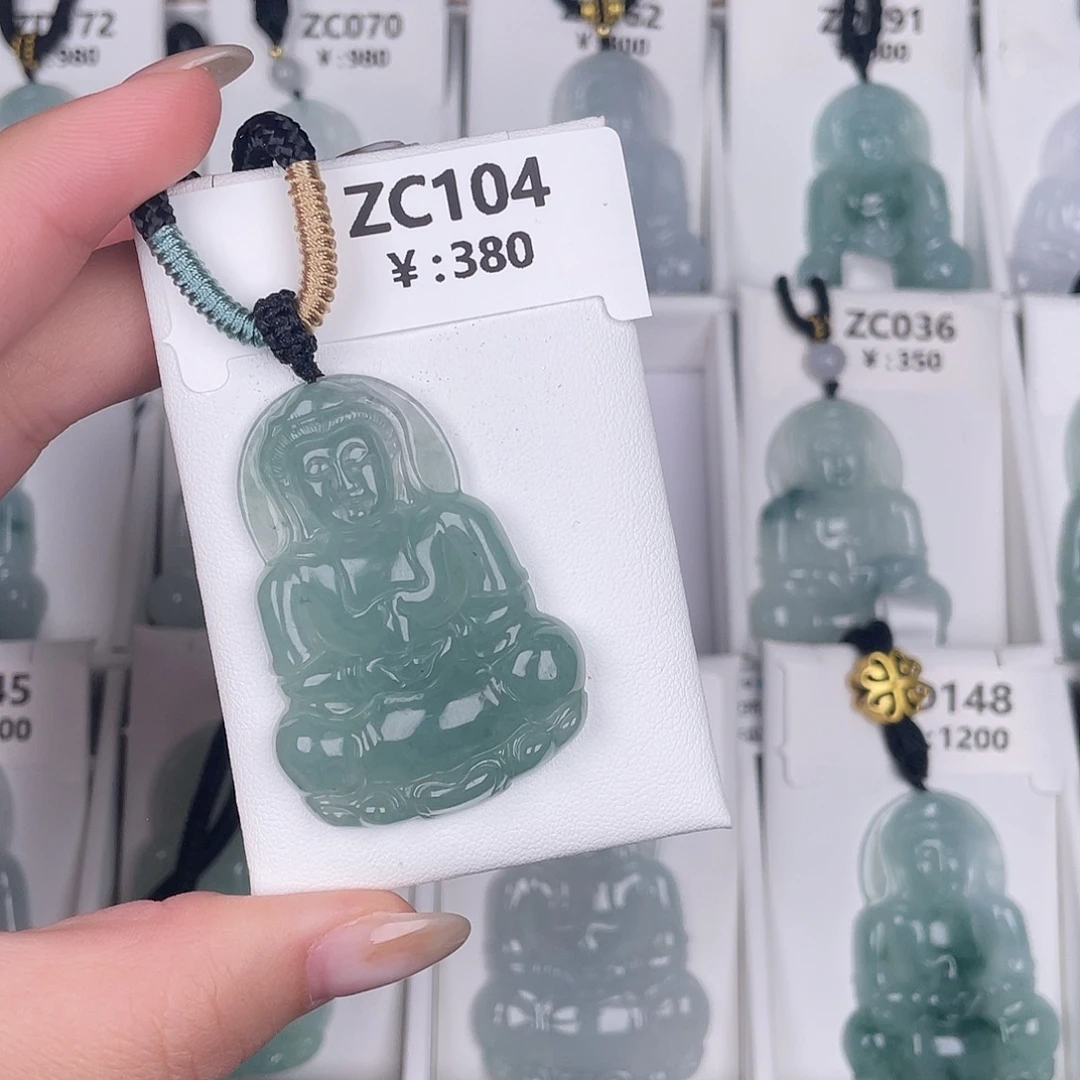 翡翠未镶嵌颈饰zc104