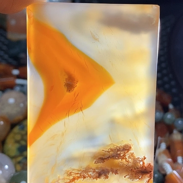 蓝***吗未镶嵌颈饰玛瑙/玉髓