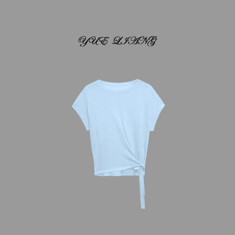 UA 设计感小众系带绝美上衣短袖17227