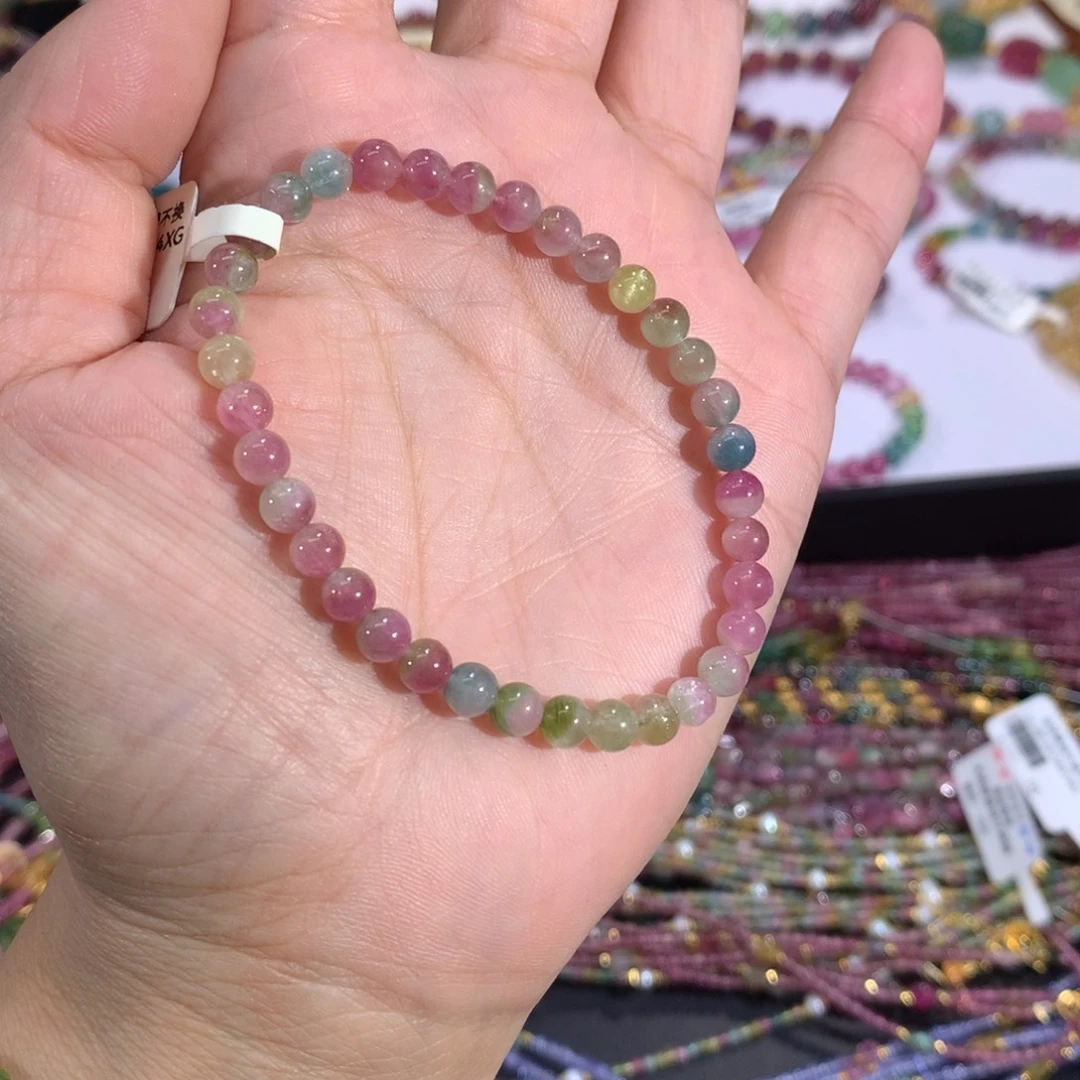 手串碧玺未镶嵌手串