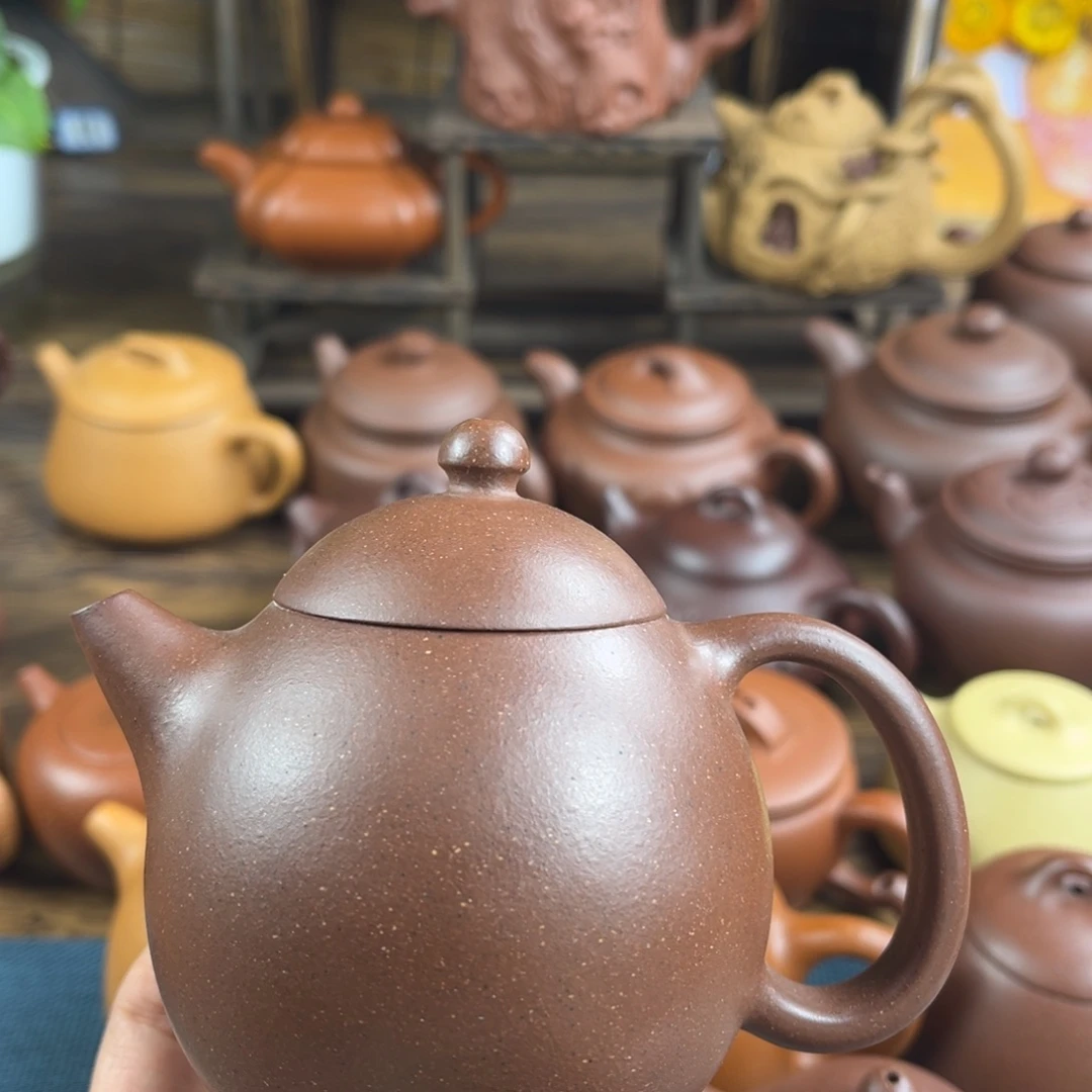 3***2紫砂茶壶手工制作工艺精湛