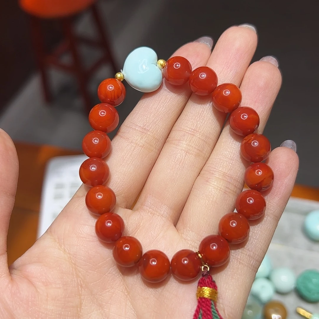 南红玛瑙手链未镶嵌R****7
