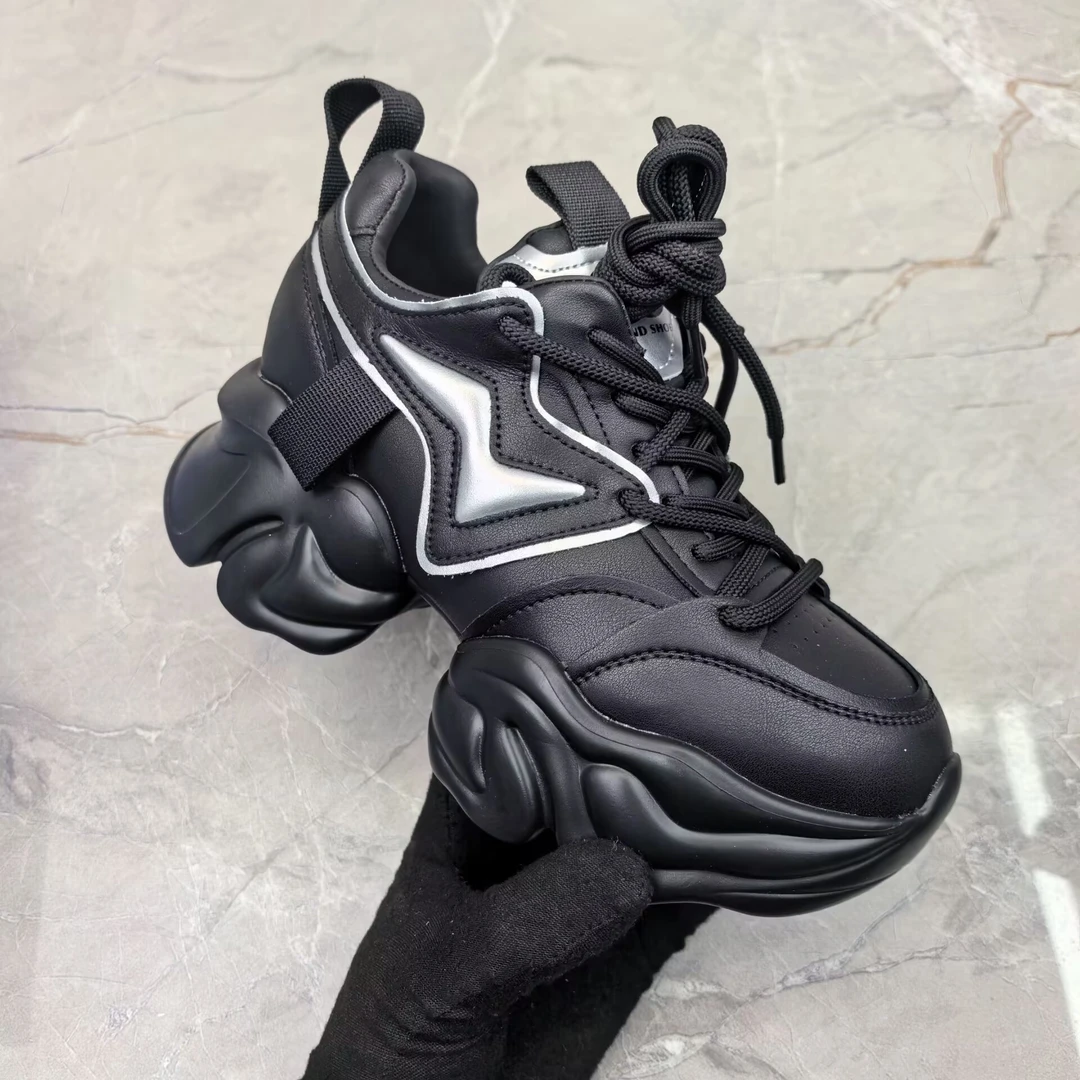 e  (孤品)  36码粗跟女靴(牛皮)19-3036