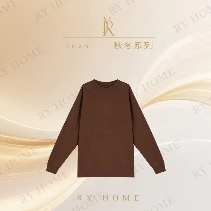 【容雨RYHOME】花边净版宽松休闲大版T恤253T2184