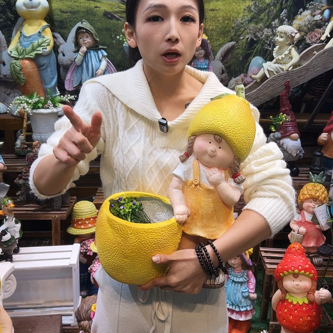 花园摆件红红火火