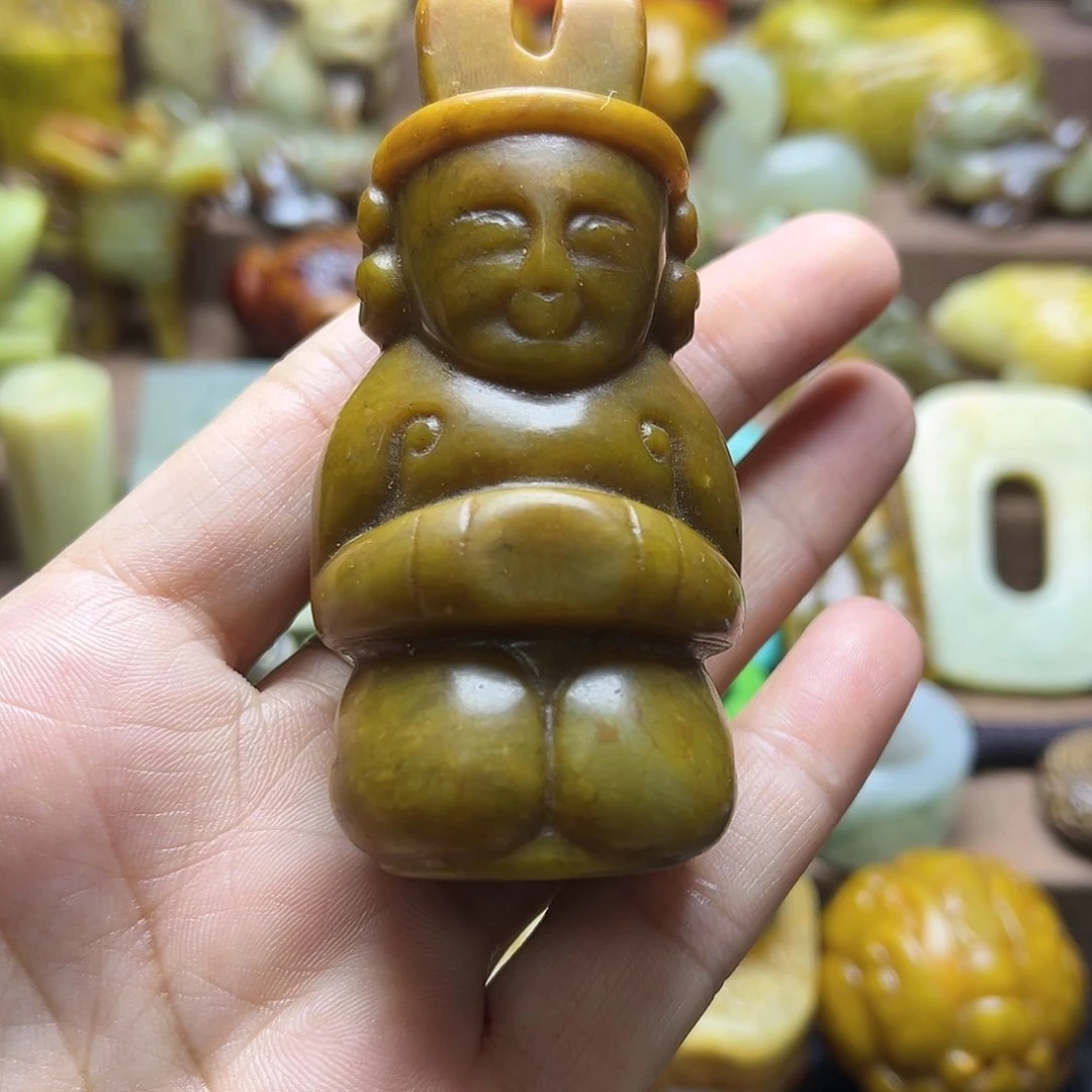 白玉菩提吊坠128。。