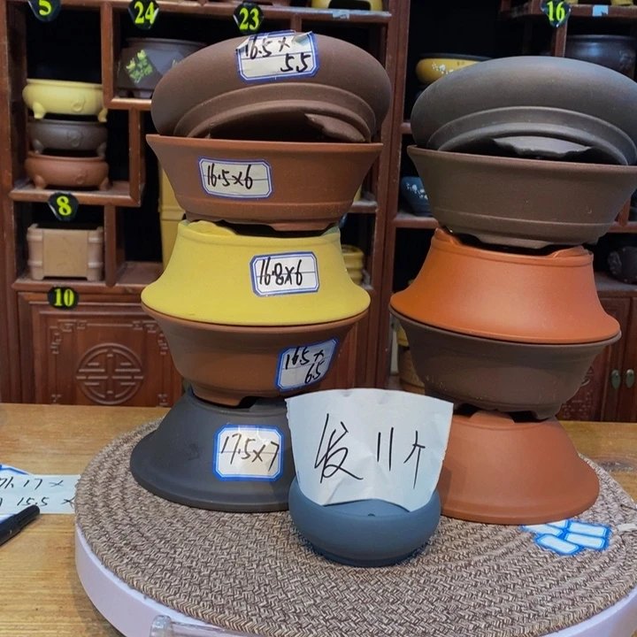 紫砂花盆紫砂花盆