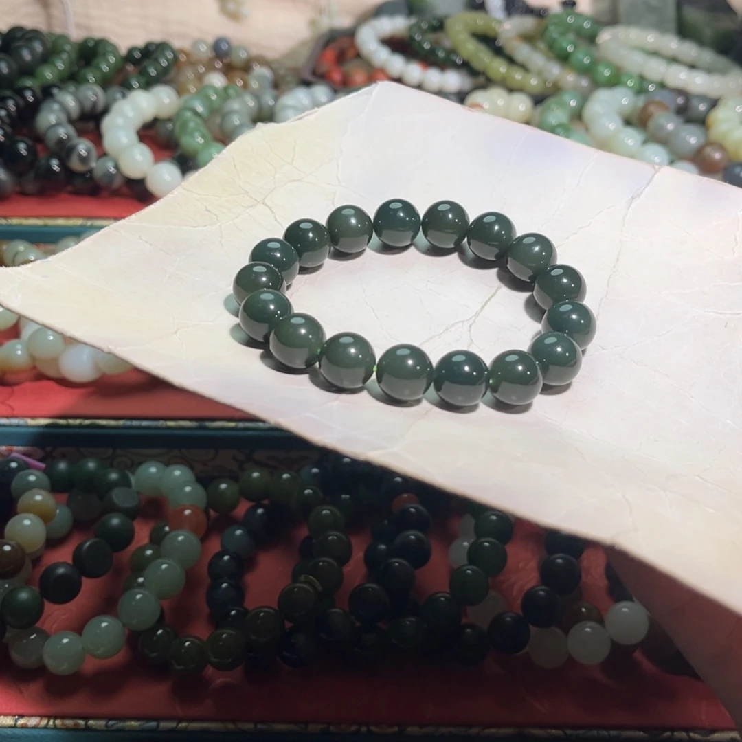 和田玉未镶嵌手链