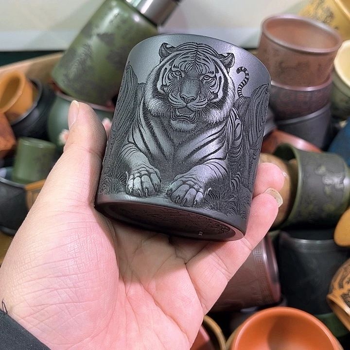 茶杯紫砂全手工紫砂主人杯