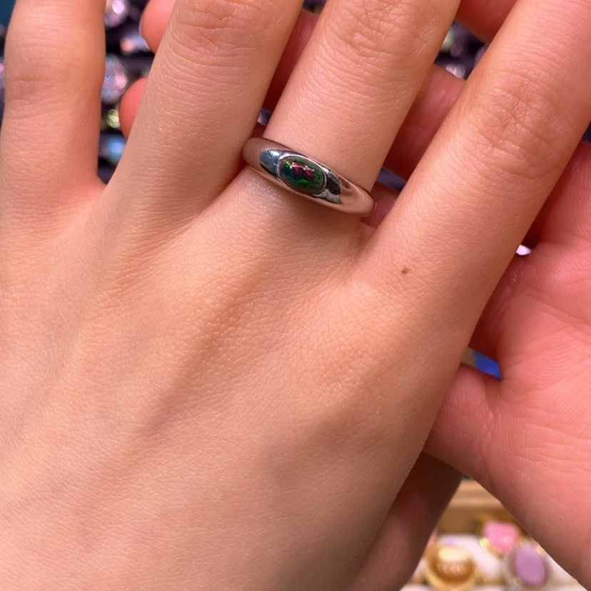 【闪购商品】欧泊戒指款式银S925镶嵌