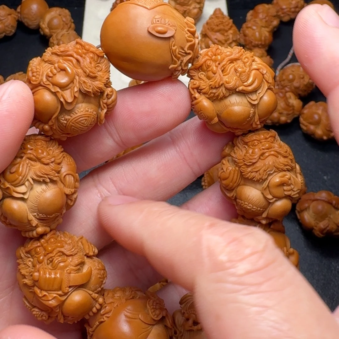 混***起橄榄核手串/手链钟馗