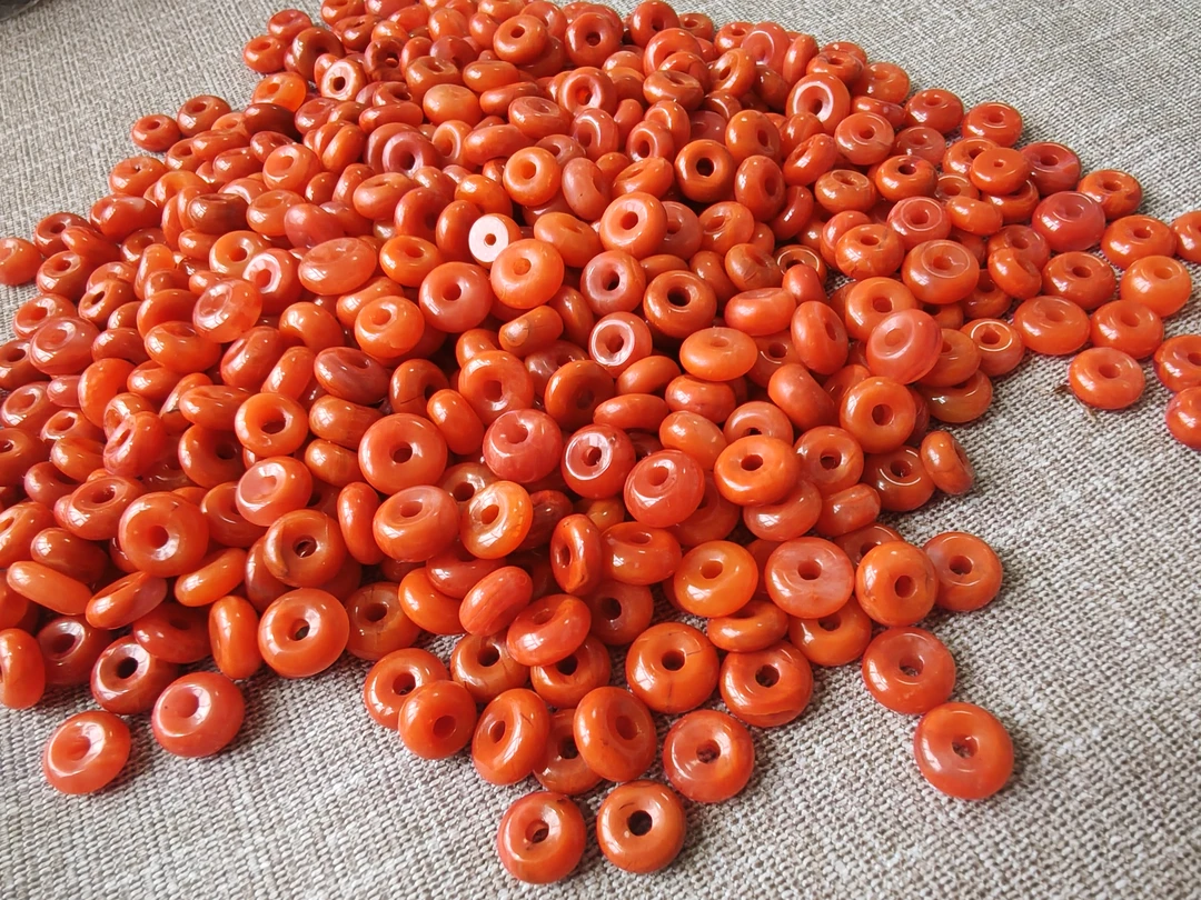 天然南红满色满肉面包圈单颗（多样性发其一）