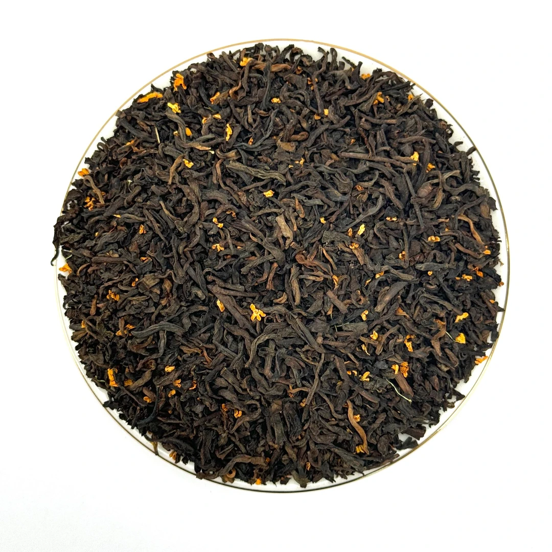 桂花老六堡茶-双11狂欢-丹桂飘香醇厚甘甜黑茶散茶