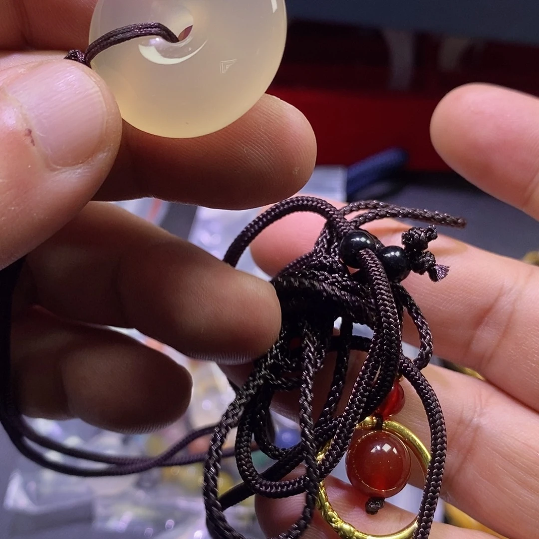 翡翠未镶嵌颈饰7556434556