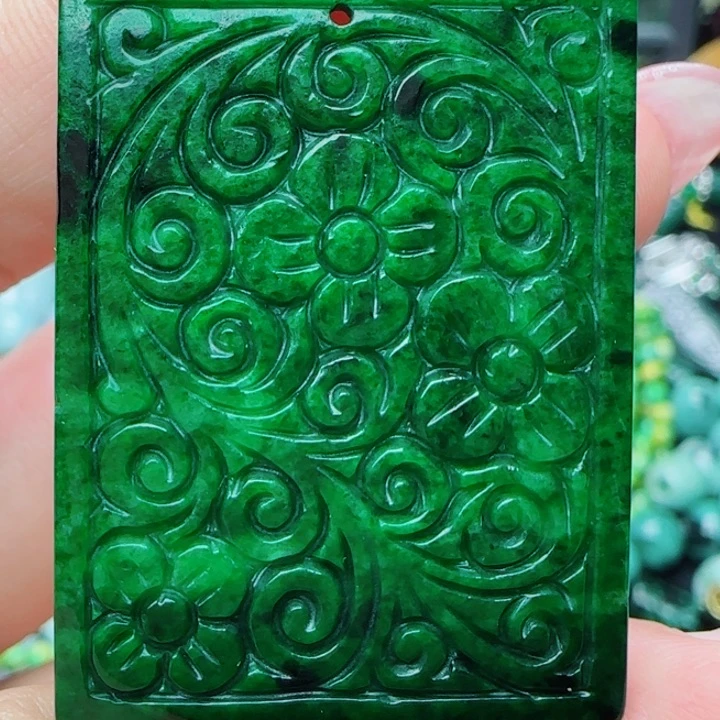 翡翠未镶嵌颈饰天然A货48