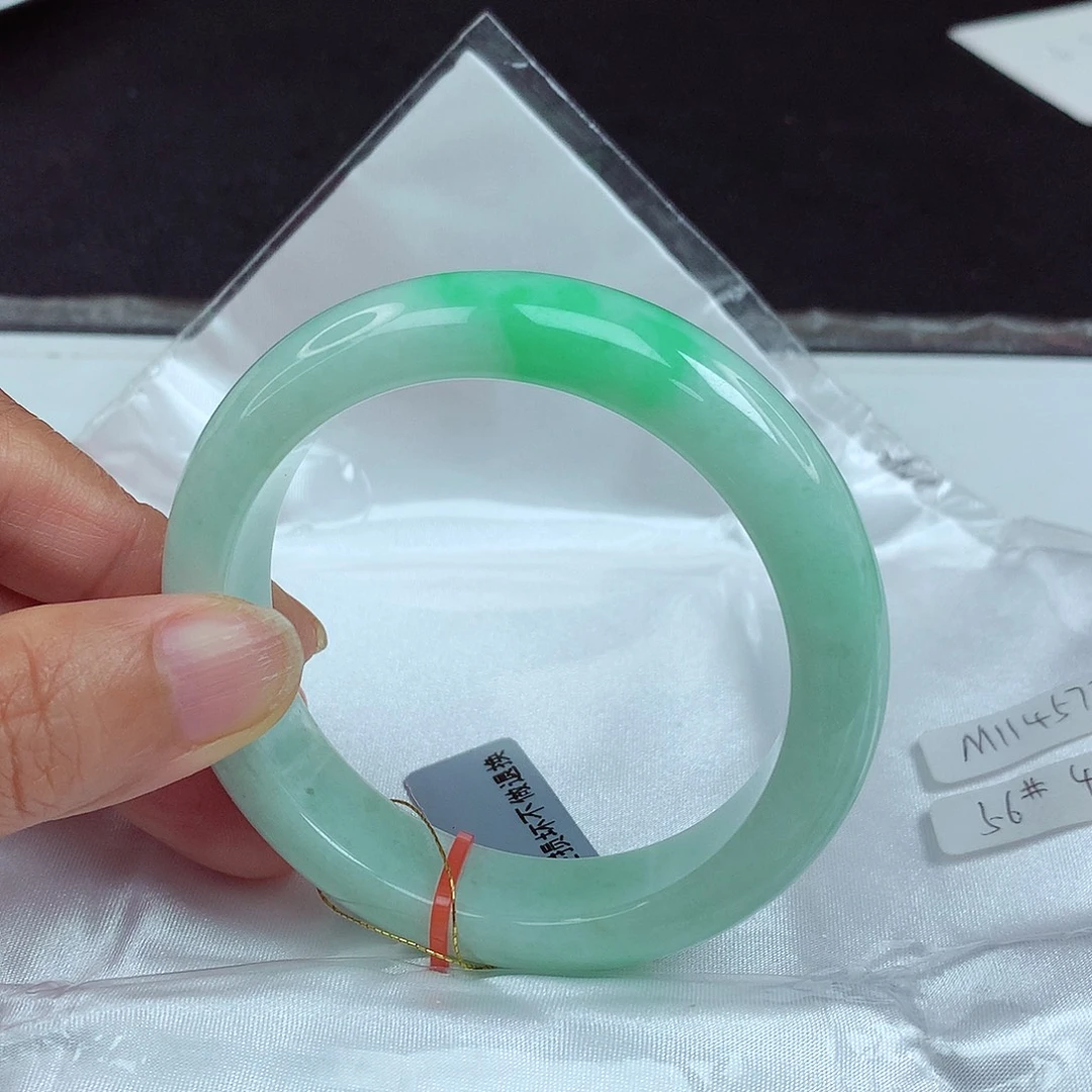 未镶嵌手镯翡翠56圈4573
