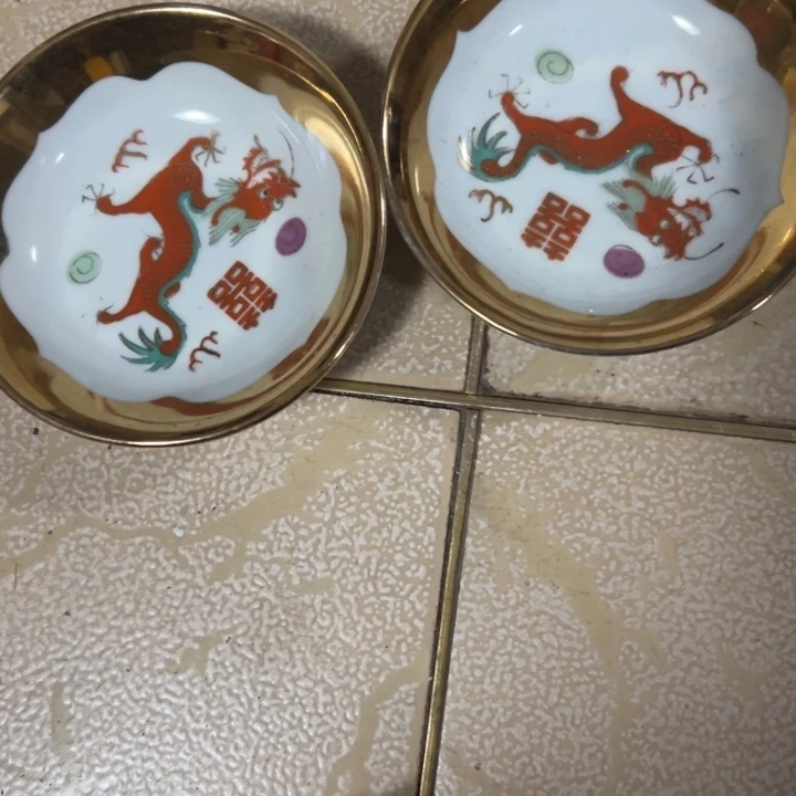 草***原碟景德镇陶瓷小碟子