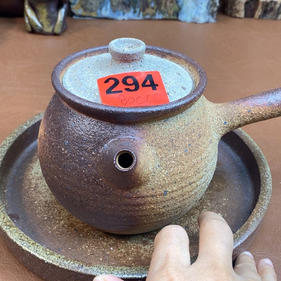 柴烧粗陶烤茶罐一物一拍800