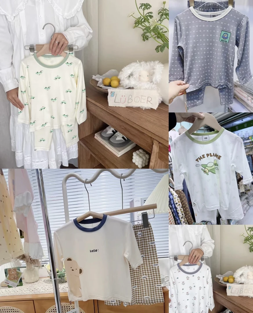 扣号尾货清仓微瑕居家服套童装
