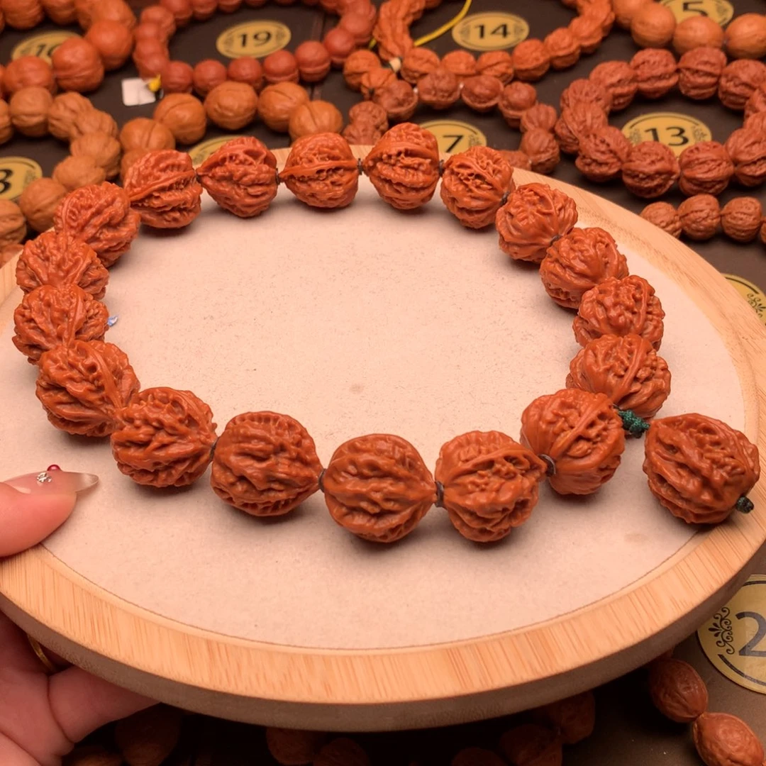 文玩核桃手串火焰龙脊