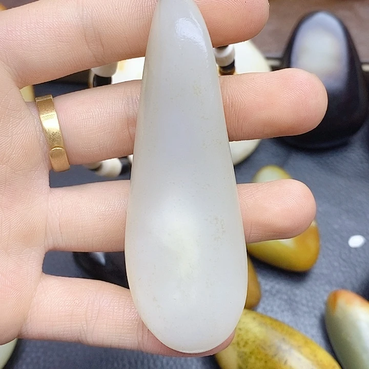 和田玉未镶嵌挂件秋*