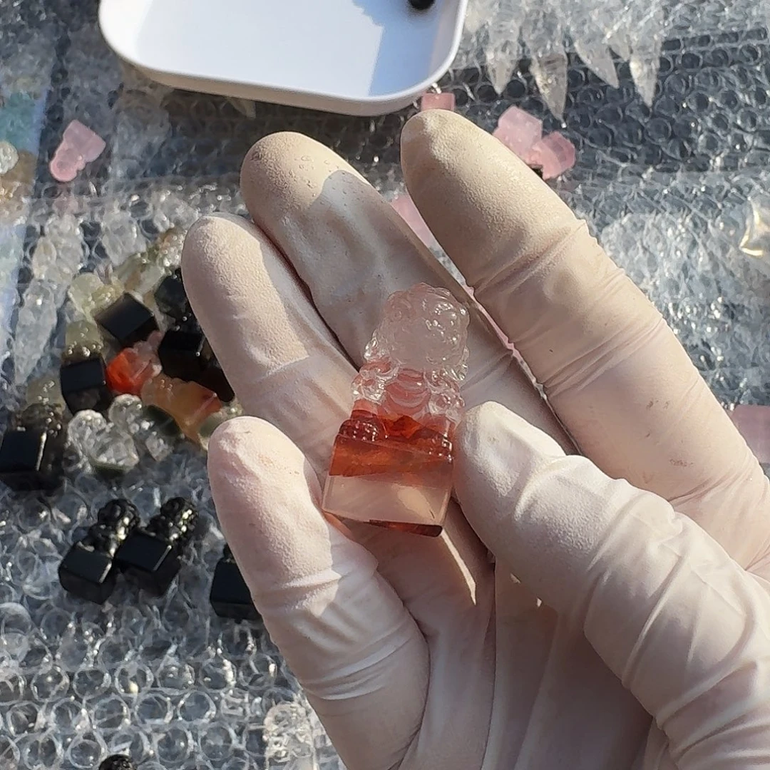 平***生紫晶颈饰未镶嵌红