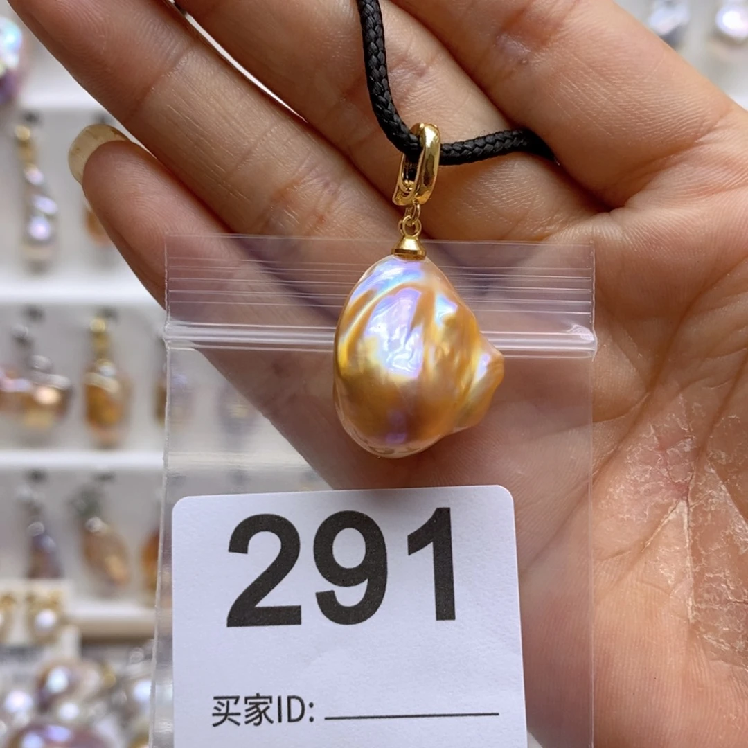 淡水珍珠颈饰银S925镶嵌291