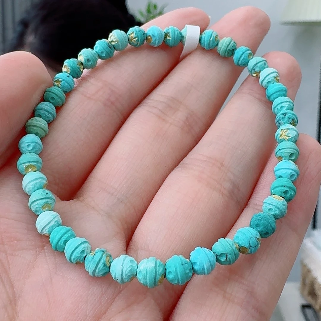 未镶嵌绿松石珠宝奇石