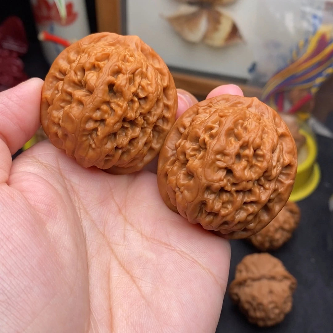 文玩核桃把件41.5凤凰台