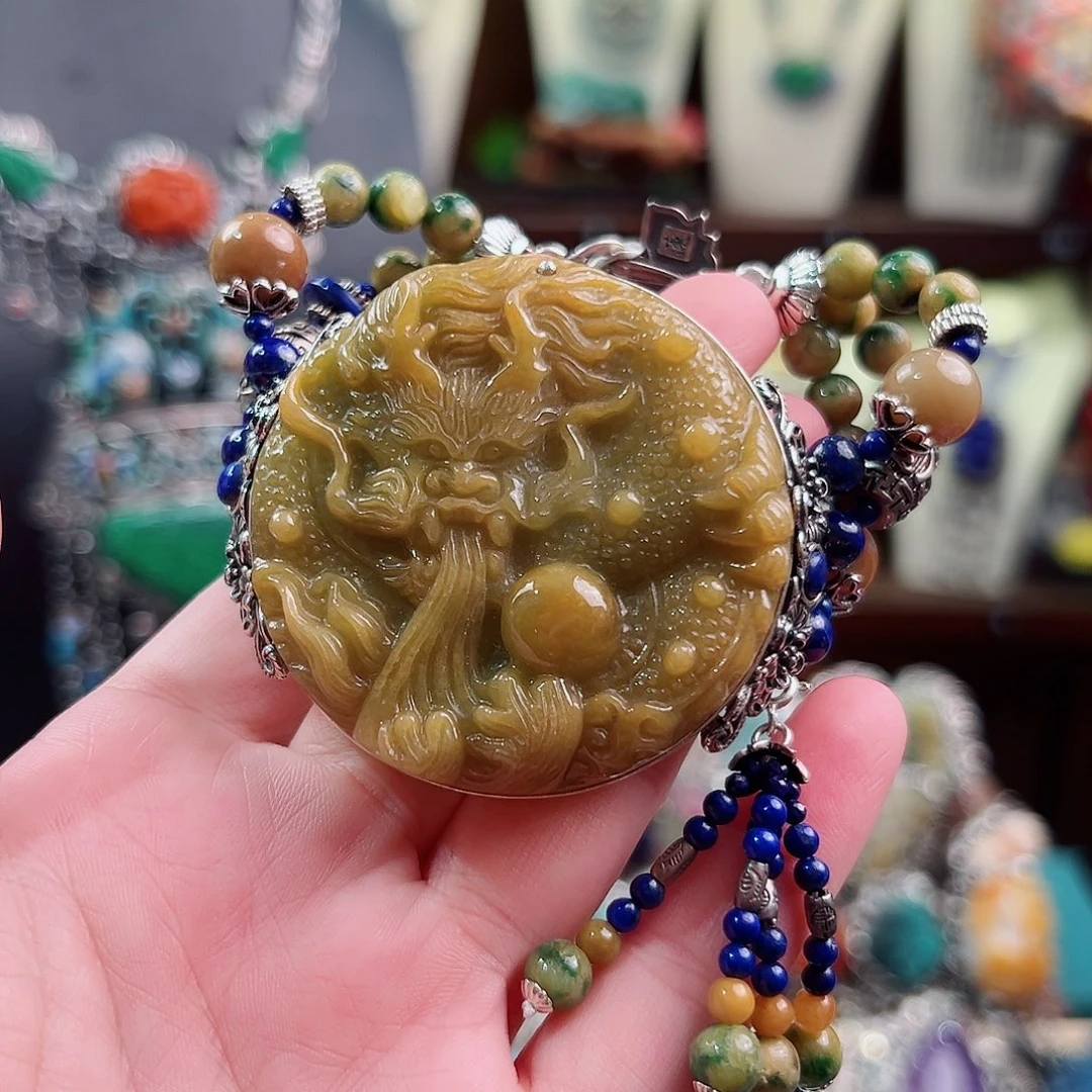 翡翠银S925镶嵌手链手链