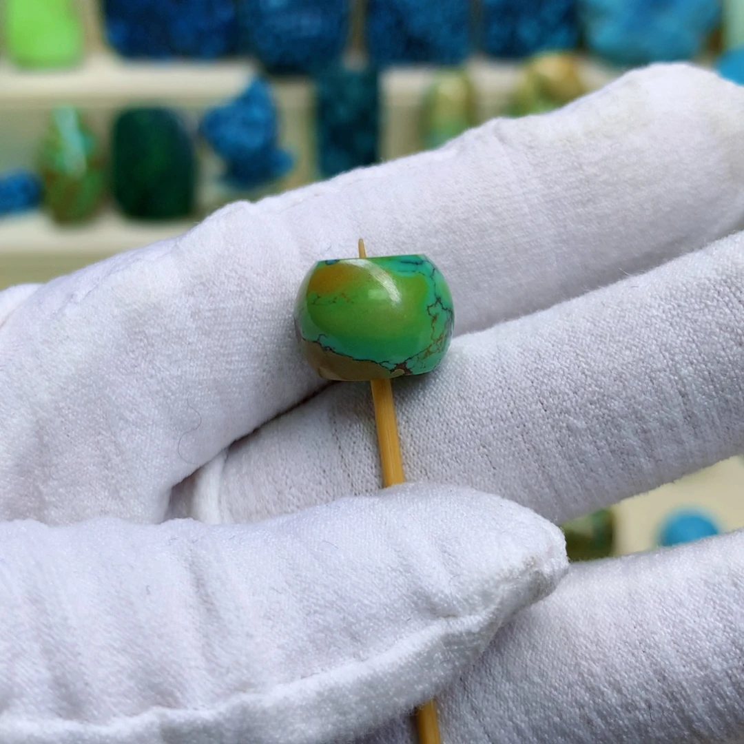 绿松石未镶嵌三彩随行