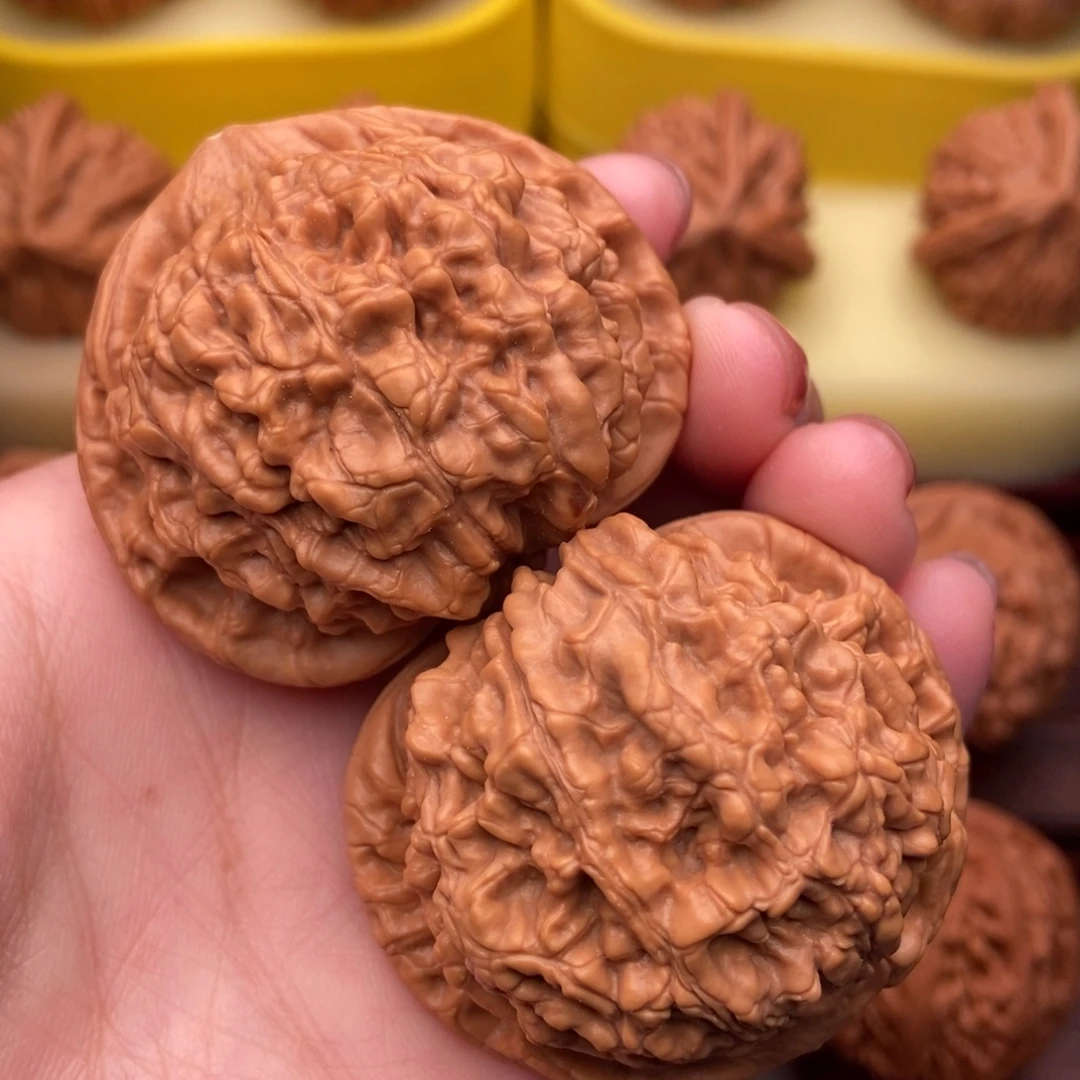 文玩核桃把件精品大官帽48