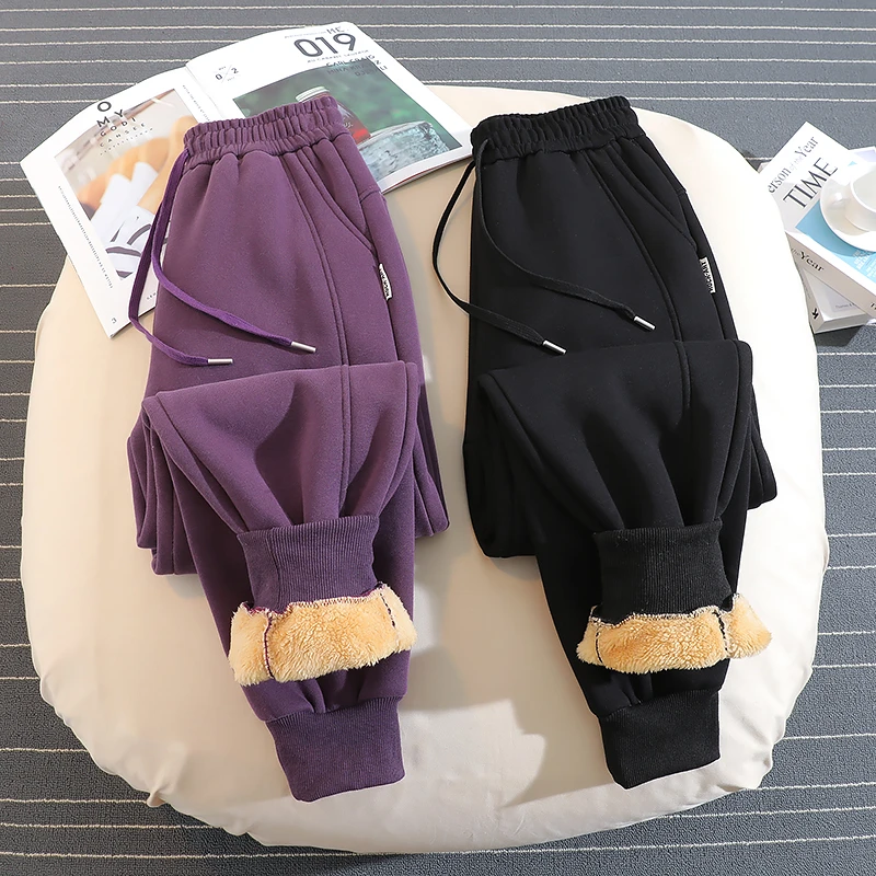 【清仓处理】冬季卫裤运动裤休闲宽松大码高腰显瘦百搭束脚情侣款