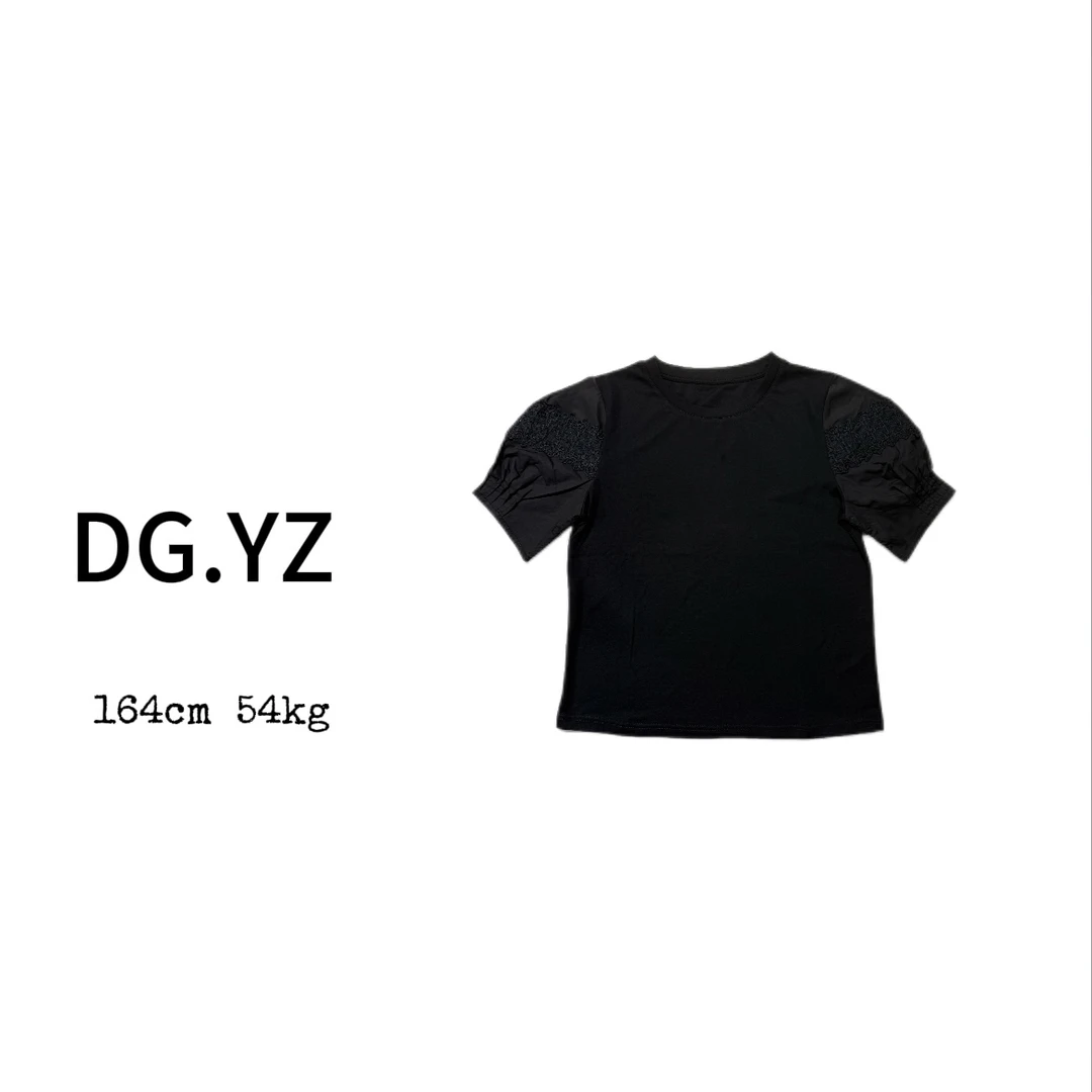 【樱子家】2700F简约百搭宽松泡泡袖上衣