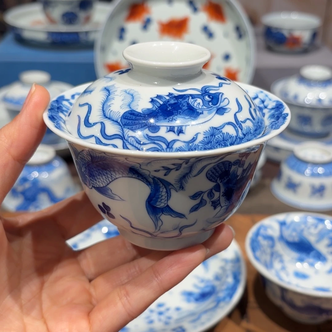 手工手绘陶瓷茶具