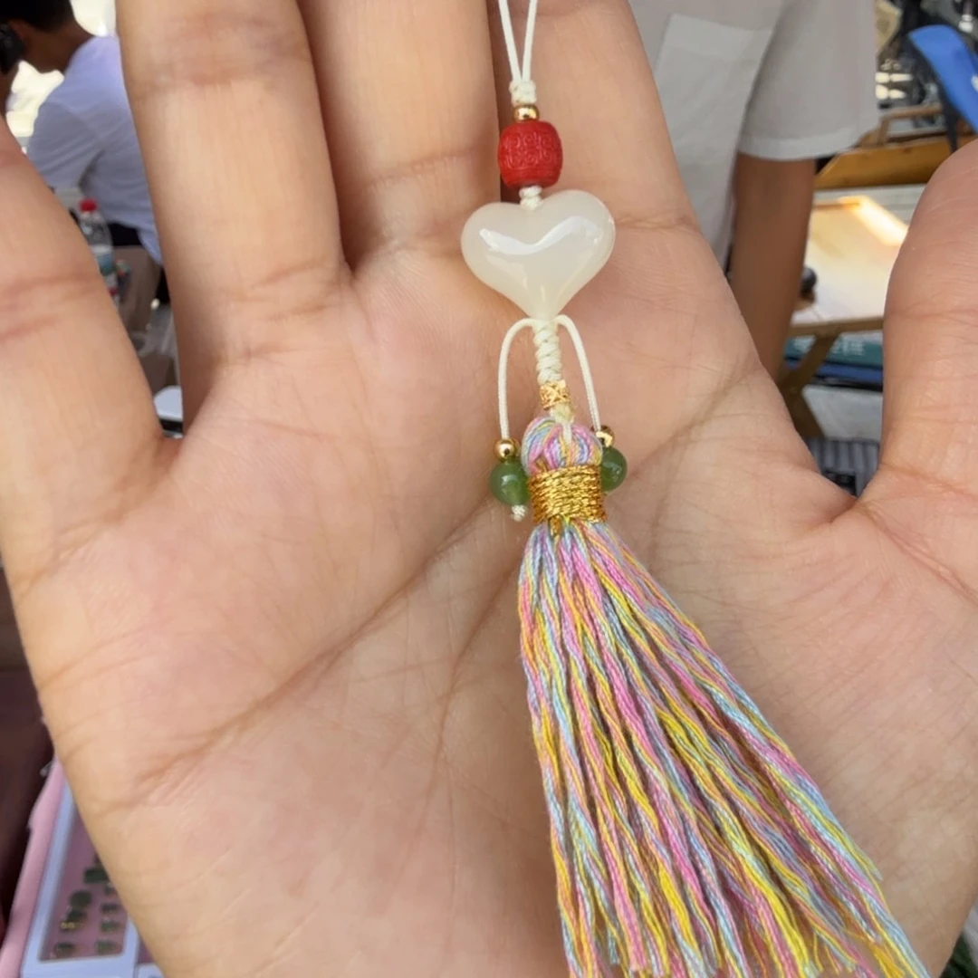 和田玉未镶嵌颈饰高晴白心门总多样性拍一发一