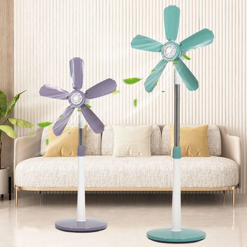 小型台立式落地扇客厅宿舍办公室静音无网罩迷你电风扇家用大风力