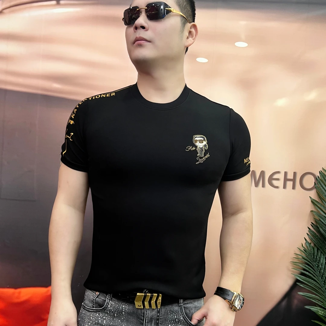 夏季男士短袖小老头L-21