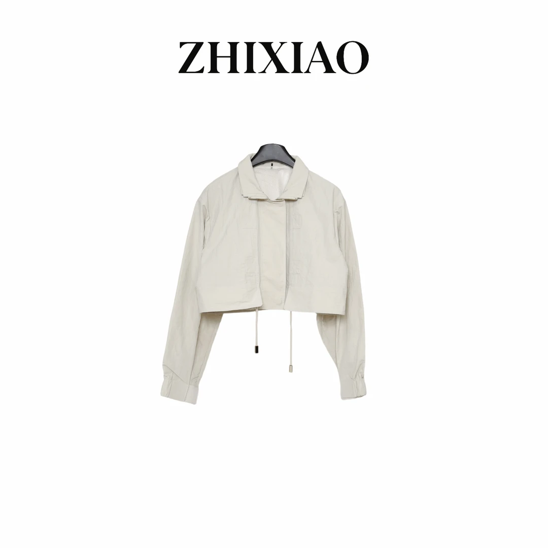 【ZHIXIAO】春季新款：拉链立领夹克外套TR537