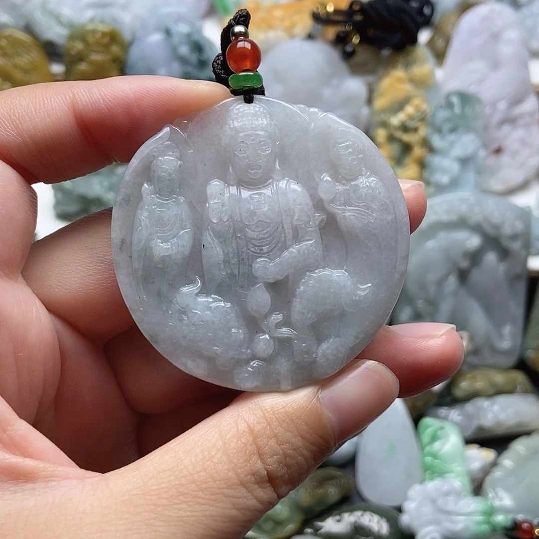 翡翠未镶嵌颈饰翡翠