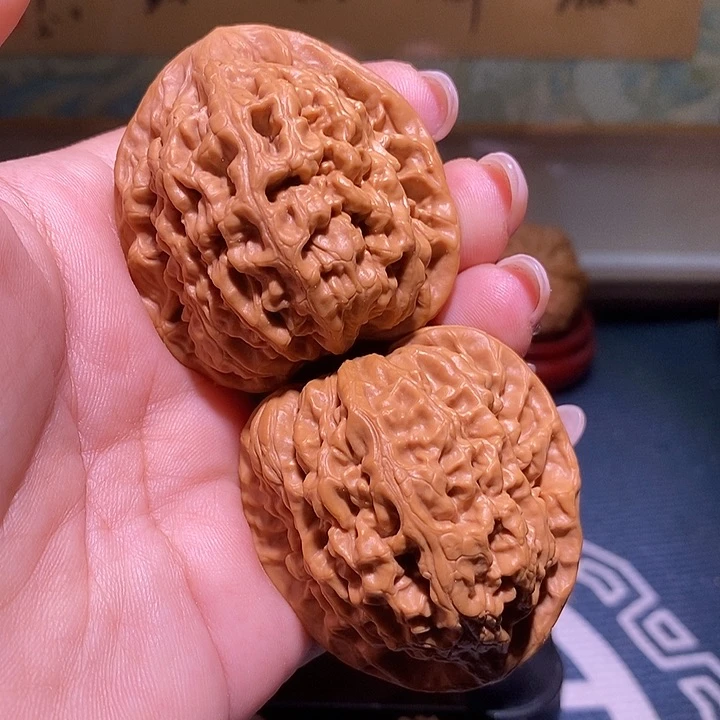 文玩核桃把件45火麒麟