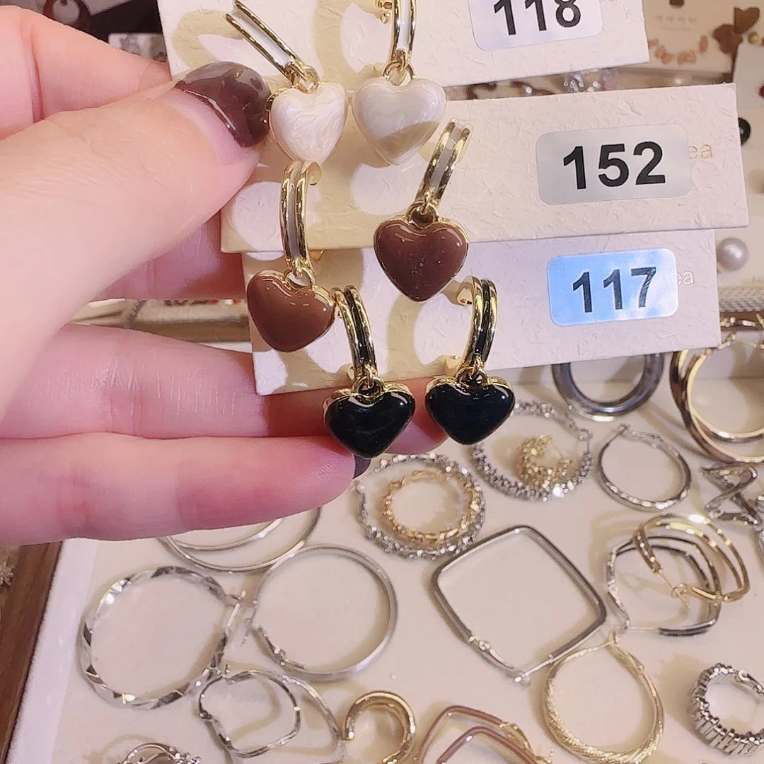 仿珍珠铜合金925银耳钉