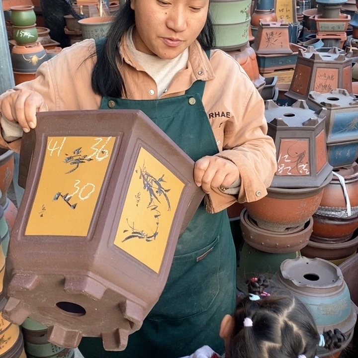 紫砂花盆紫砂花盆