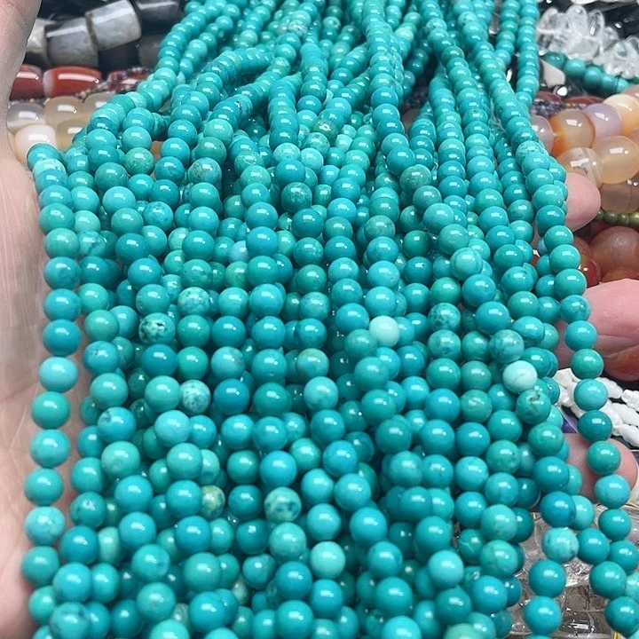 玛瑙/玉髓珠宝半成品未镶嵌一条6mm天然松