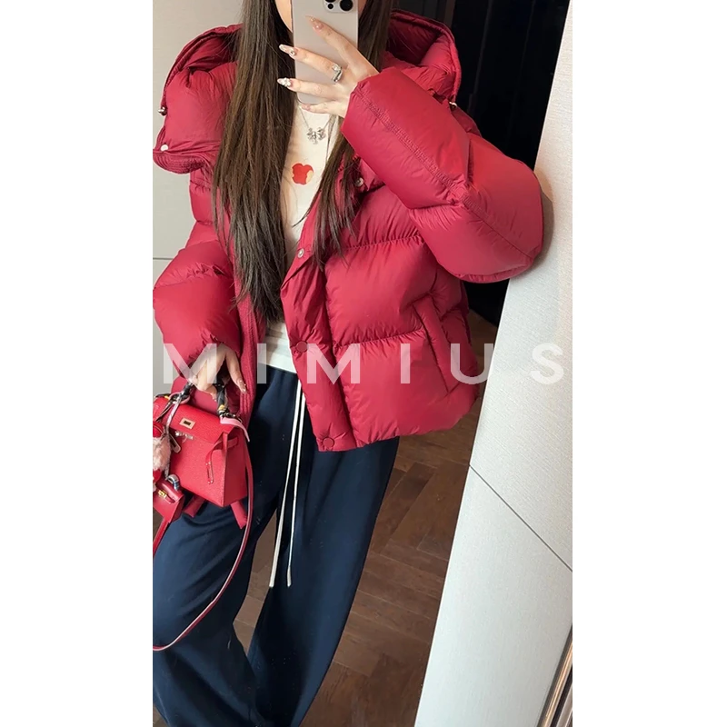 【mimius】U 可溯源三星安心羽绒高蓬连帽羽绒服 汉服 G11032-1